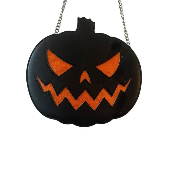 Sourpuss Pumpkin Sparkle Purse - Picture 2 of 4